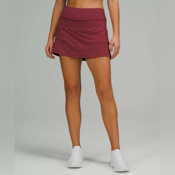 Lululemon Athletica Red Mini Skort - Picture 1 of 7